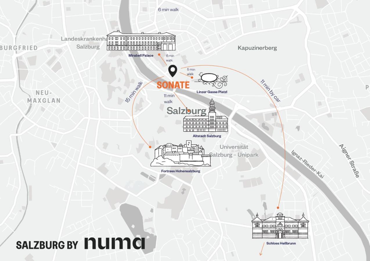 Appartamento Numa Salzburg Sonate Esterno foto